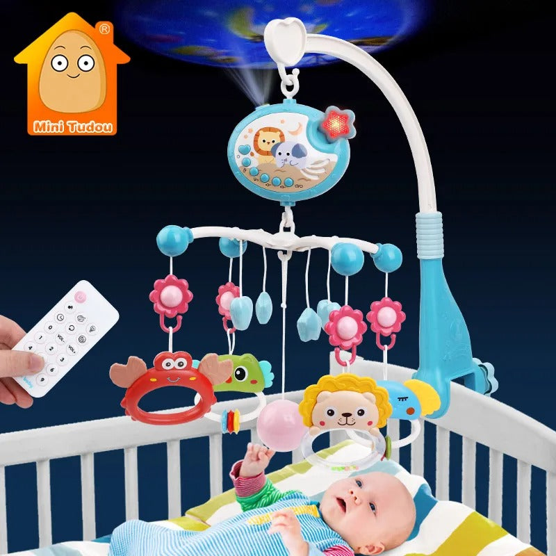 Baby Dream 3u1 – Muzička Vrteška za Bebe sa Projektorom i Daljinskim