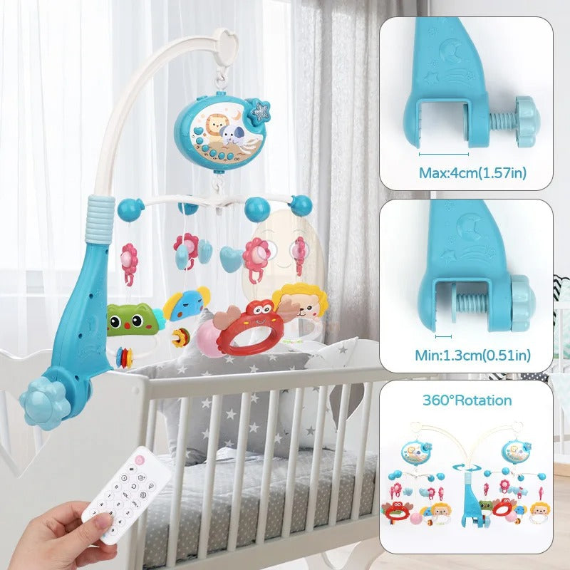 Baby Dream 3u1 – Muzička Vrteška za Bebe sa Projektorom i Daljinskim