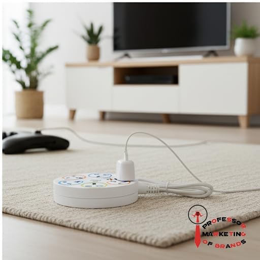 Pametna kružna produžna utičnica sa USB punjačima