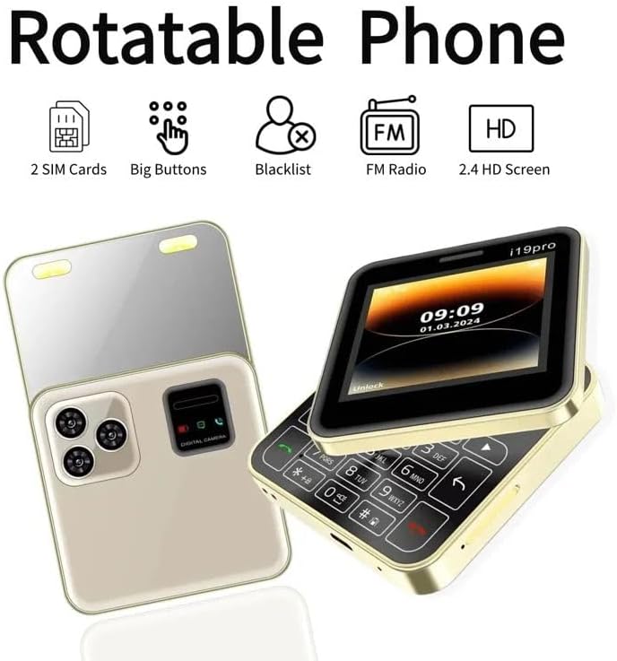 i19 Pro – Rotirajući Mini Mobilni Telefon