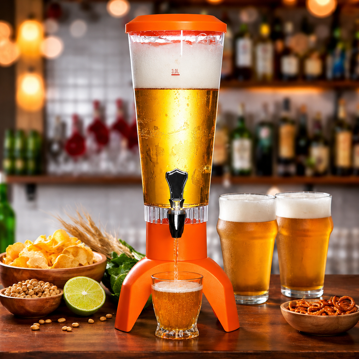 LED Bluetooth Točilica za Pivo sa Zvučnikom – 3L Zapremina