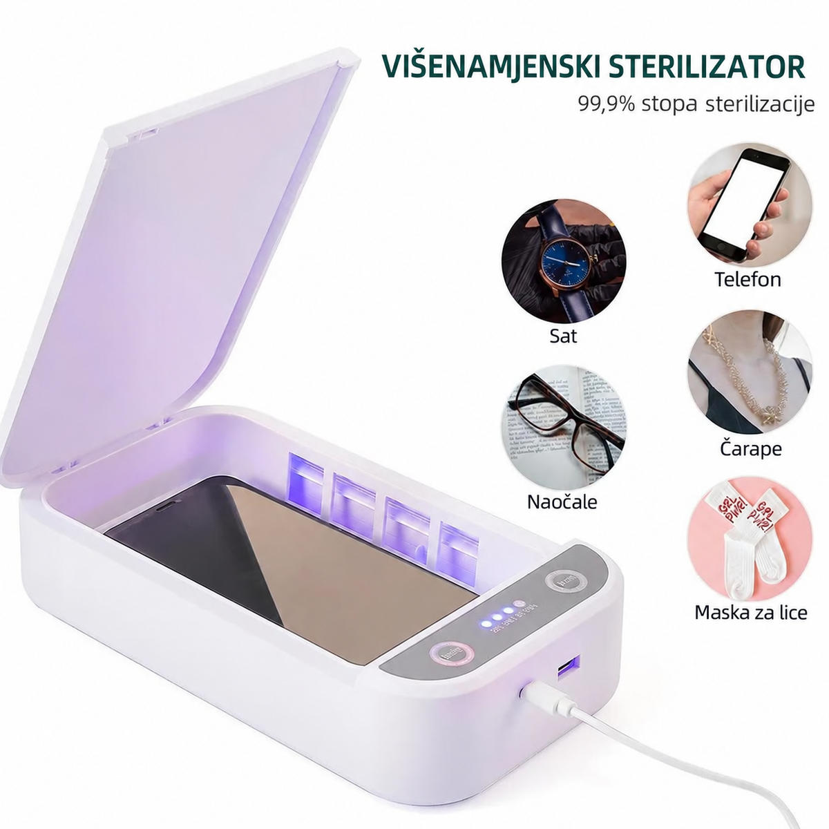 MultiClean 2u1 Višenamjenski Sterilizator + Aroma Difuzer