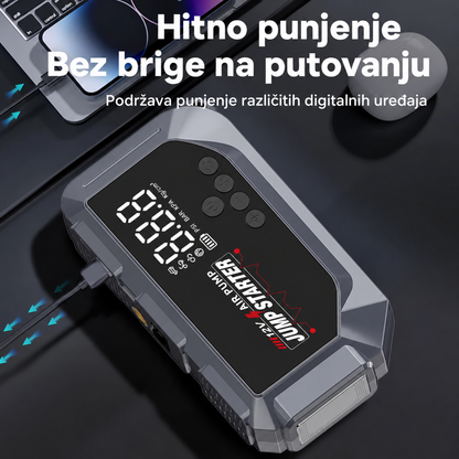 K3 5u1 Jump Starter i Kompresor za Gume