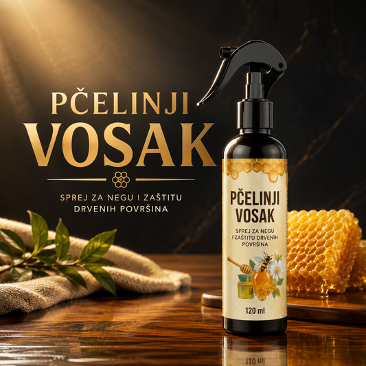 WoodGuard™ Sprej sa Prirodnim Pčelinjim Voskom 1+1 GRATIS