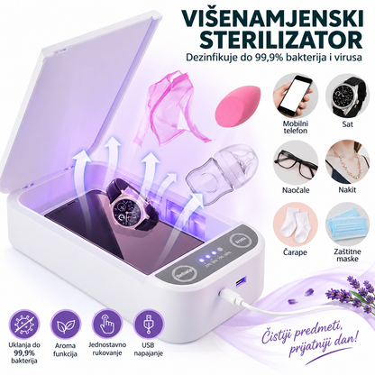 MultiClean 2u1 Višenamjenski Sterilizator + Aroma Difuzer