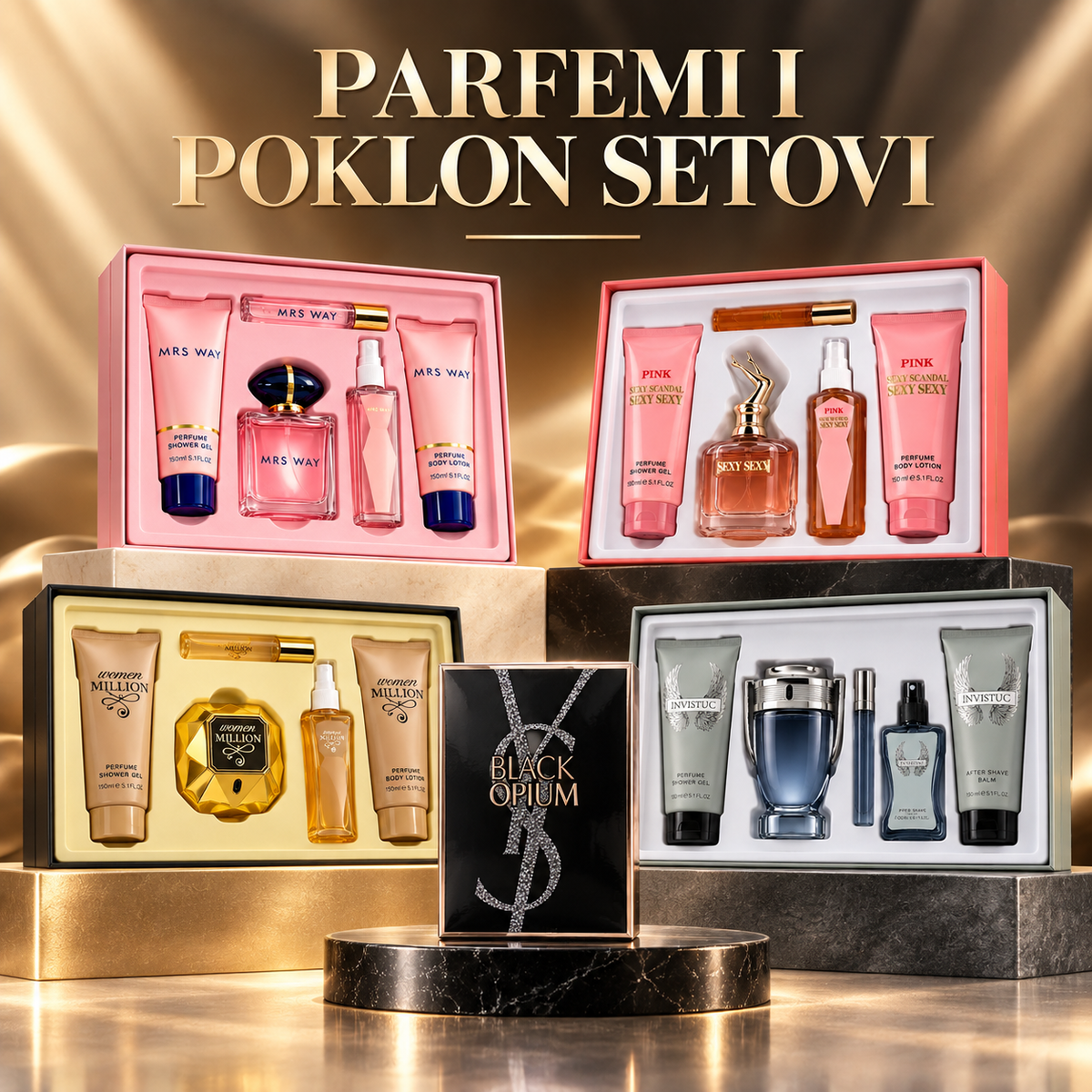 Luksuzni parfem poklon setovi