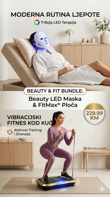 BeautyFit™ Glow & Anti-Aging Set-Njega Lica i Trening kod Kuće