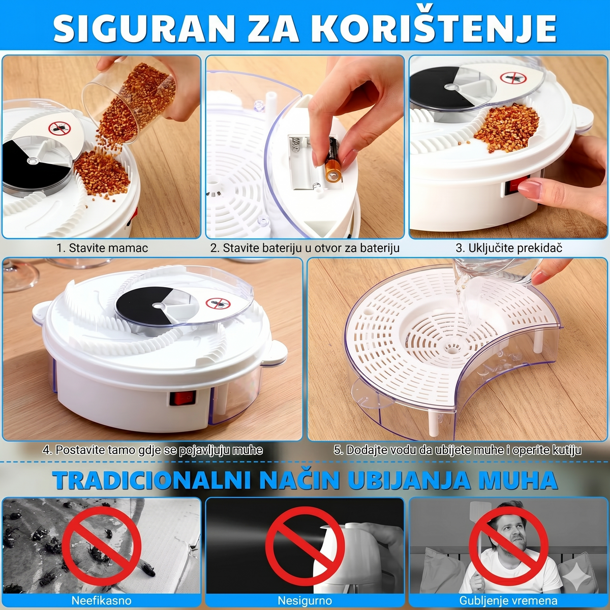 ProCatch-Rotirajući Hvatač Muha