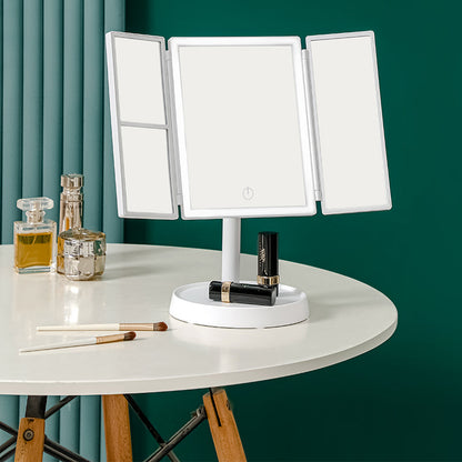 Lumi LED Ogledalo za Šminkanje + Beauty Ogledalo GRATIS