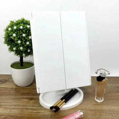 Lumi LED Ogledalo za Šminkanje + Beauty Ogledalo GRATIS