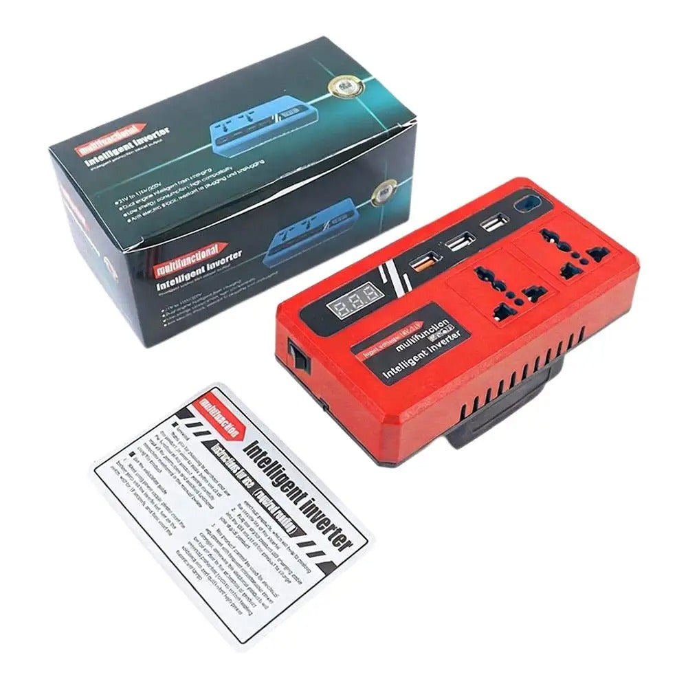 AUTO Pretvarač sa 12V na 220V (USB + Kućna Utičnica)
