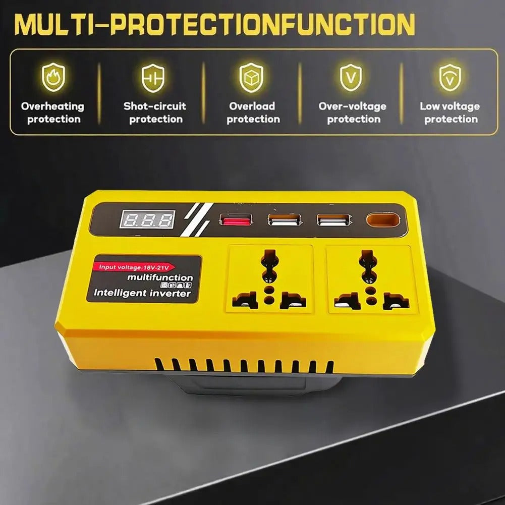 AUTO Pretvarač sa 12V na 220V (USB + Kućna Utičnica)
