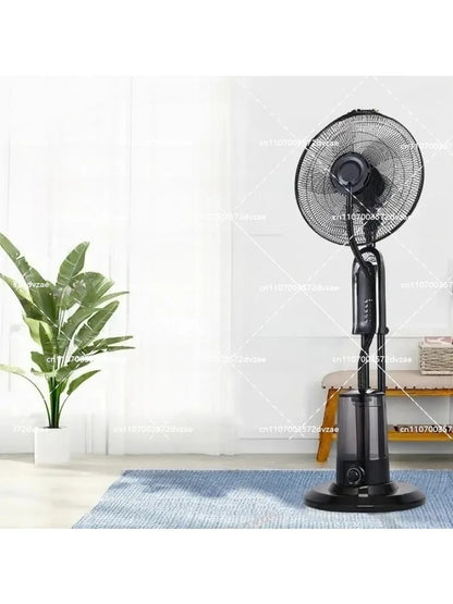 Premium Podni Ventilator sa Vodenom Maglom i Daljinskim Upravljačem
