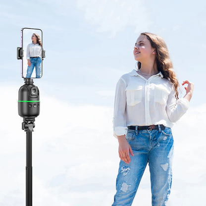 Pametni Selfie Držač za Telefon sa Automatskim Praćenjem – 360° Rotacija
