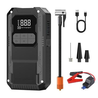 POWERMAX 2500A – Multi-Funkcionalni Starter + Kompresor + Power Bank + Lampa