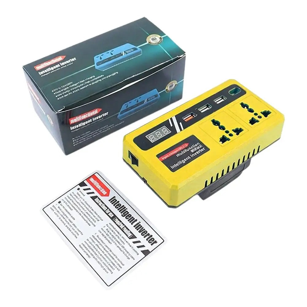 AUTO Pretvarač sa 12V na 220V (USB + Kućna Utičnica)