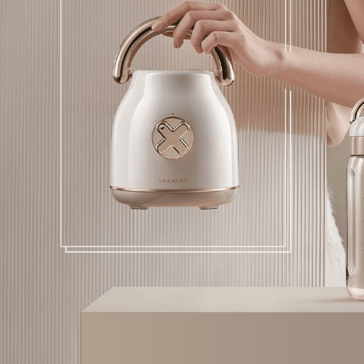 Mini Retro Blender-Sokovnik s Dvije Boce