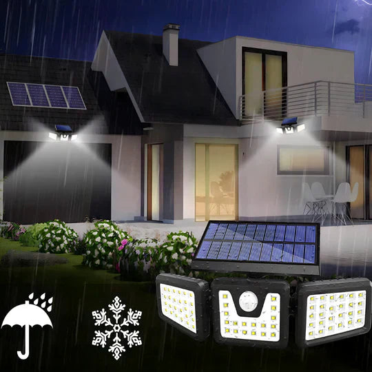 Trostrani Solarni LED Reflektor 15W DMD sa Senzorom
