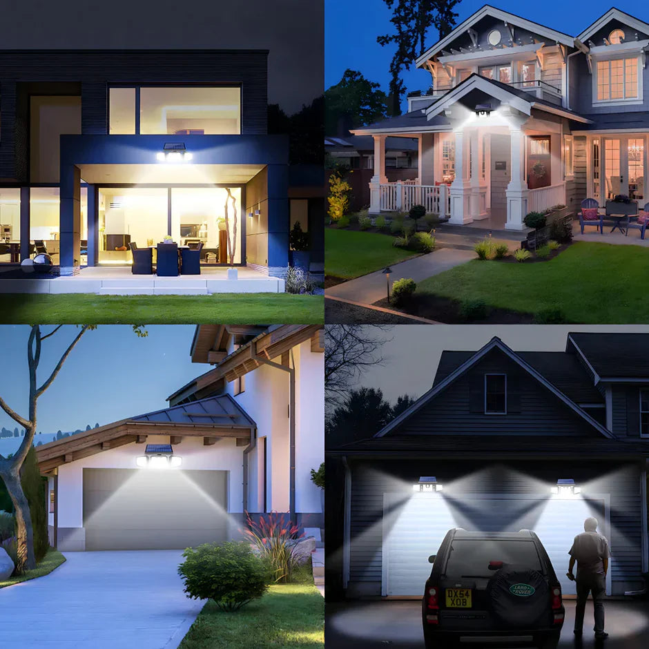 Trostrani Solarni LED Reflektor 15W DMD sa Senzorom