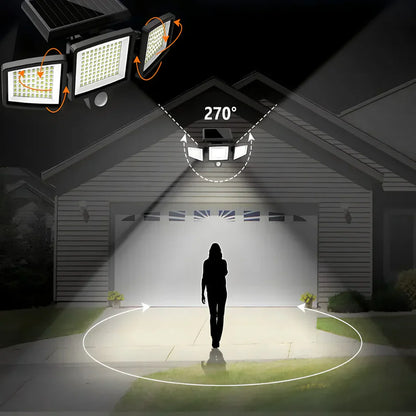 Trostrani Solarni LED Reflektor 15W DMD sa Senzorom